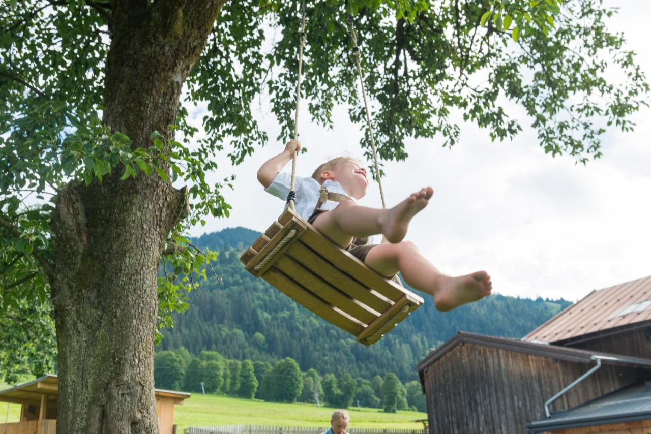 Hartlhof Urlaub Am Baby- Und Kinderbauernhof Niederau Zewnętrze zdjęcie